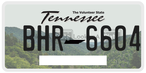 BHR6604  license plate in TN
