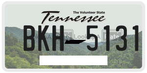 BKH5131  license plate in TN