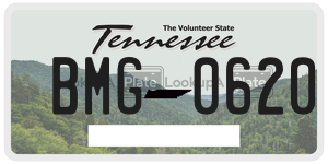 BMG0620  license plate in TN