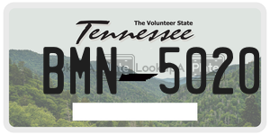 BMN5020  license plate in TN