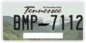 BMP7112  license plate in TN