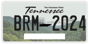 BRM2024 license plate in Tennessee