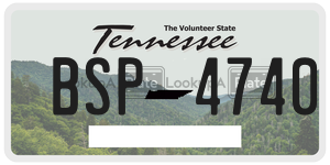 BSP4740  license plate in TN