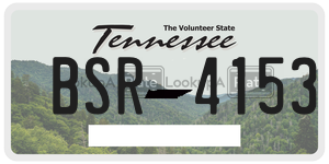 BSR4153  license plate in TN