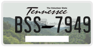 BSS7949  license plate in TN