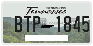 BTP1845  license plate in TN