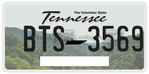 BTS3569  license plate in TN