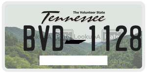 BVD1128  license plate in TN