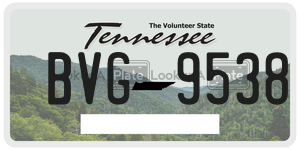 BVG9538  license plate in TN
