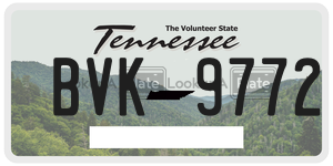 BVK9772  license plate in TN