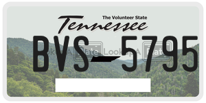 BVS5795  license plate in TN