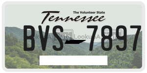 BVS7897  license plate in TN