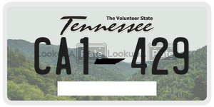 CA1429  license plate in TN