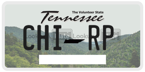 CHIRP  license plate in TN