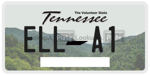 ELLA1  license plate in TN