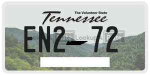 EN272  license plate in TN