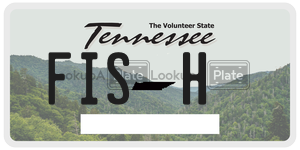 FISH license plate in Tennessee