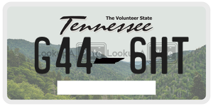 G446HT  license plate in TN