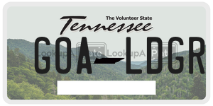 GOALDGR  license plate in TN