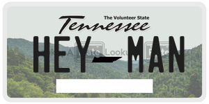 HEYMAN  license plate in TN