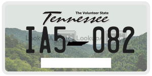 IA5082 license plate in Tennessee