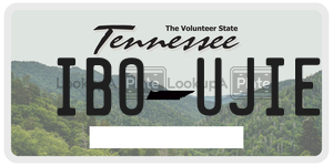 IBOUJIE  license plate in TN