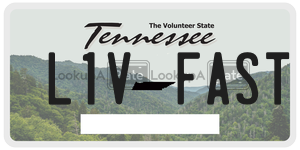 L1VFAST  license plate in TN
