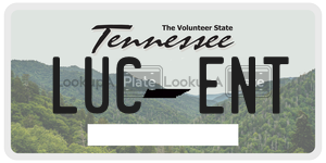 LUCENT license plate in Tennessee