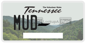 MUD  license plate in TN