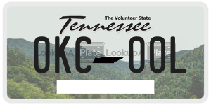 OKCOOL  license plate in TN