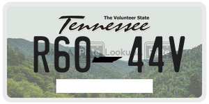 R6044V  license plate in TN