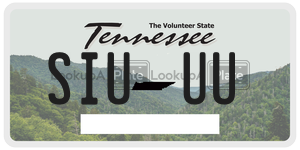 SIUUU  license plate in TN