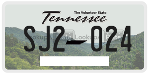 SJ2024  license plate in TN