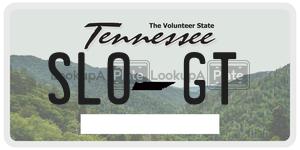 SLOGT  license plate in TN