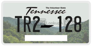 TR2128  license plate in TN