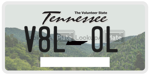 V8LOL  license plate in TN