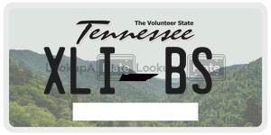 XLIBS license plate in Tennessee