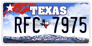 RFC7975 license plate in Texas