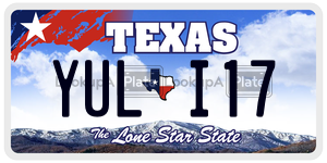 YULI17 license plate in Texas