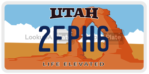 2FPH6  license plate in UT