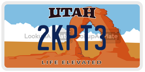 2KPT3  license plate in UT