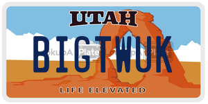 BIGTWUK  license plate in UT