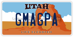 GMAGPA  license plate in UT
