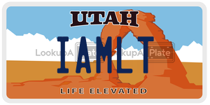 IAMLT  license plate in UT