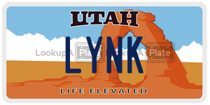 LYNK  license plate in UT