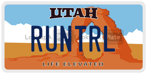 RUNTRL  license plate in UT