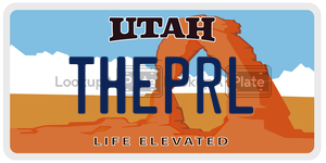 THEPRL  license plate in UT