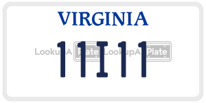 11I11 license plate in Virginia