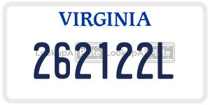 262122L  license plate in VA