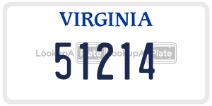 51214 license plate in Virginia
